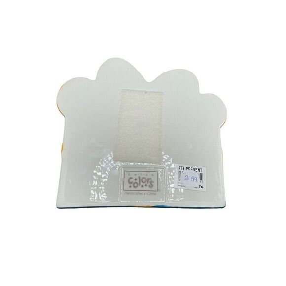 Coton Colors Ceramic Polka Dot Gift Topper Ornament - Blue Whimsical Decor - Picture 2 of 2